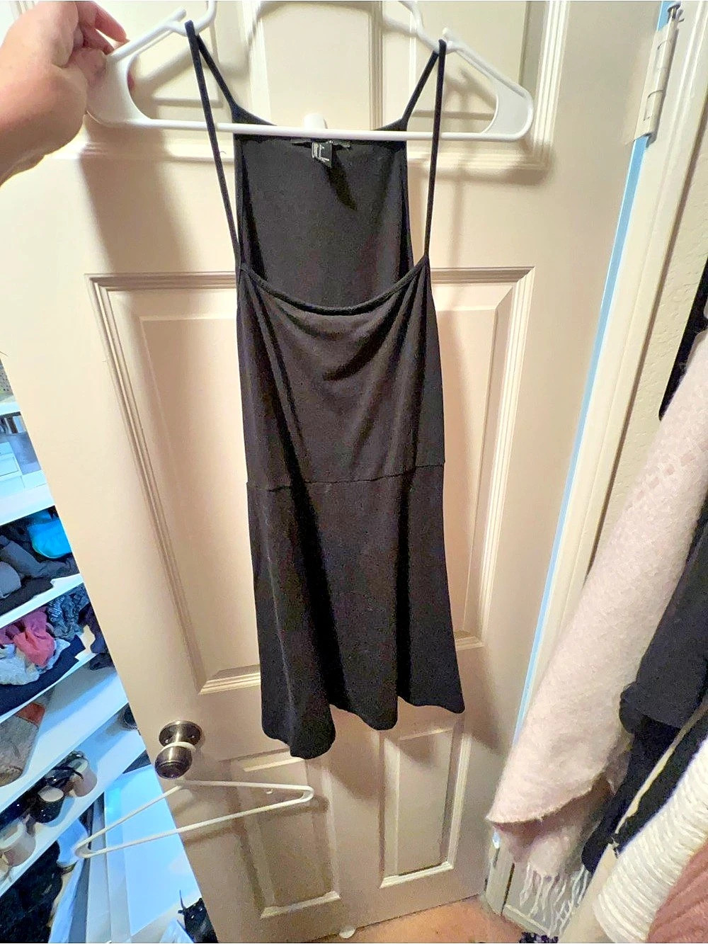 Forever 21 Black Maxi Slip Dress